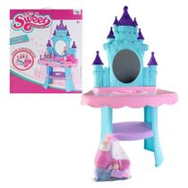 Salão de Beleza Penteadeira Infantil Princesas Disney com Acessórios Menina