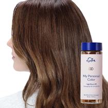 Salão de coloração de cabelo permanente castanho claro sem amônia