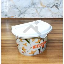 Saleiro com Tampa Decorativo Moderno Grande 1 kg Para Cozinho Plástico Plasutil