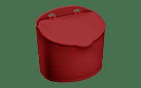 Saleiro Coza Mix 13,5 x 9 x 12,3 cm 500 g Vermelho Bold