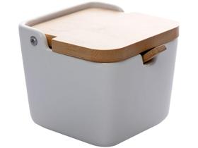 Saleiro de Cerâmica de Mesa Lyor Bianco 2 Peças