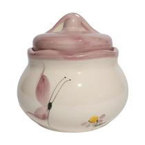 Saleiro de cerâmica enfeite cozinha Borboleta coração - - Borboleta 02 Rosa