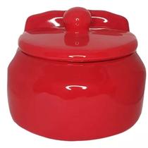 saleiro de cozinha parede, saleiro de parede de cerâmica, saleiro para cozinha de parede Vermelho