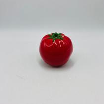 Saleiro de Mesa Tomate Seletta em Cerâmica Faiança 75ml 7x6,5x6cm