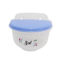 Saleiro de Parede Com Tampa de Plástico 1Kg Cores Sortidas Saleiro de Parede Com Tampa de Plástico 1Kg Cores Sortidas