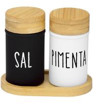 Saleiro E Pimenteiro Doha 90ml 3 Peças Saleiro E Pimenteiro Doha 90ml 3 Peças