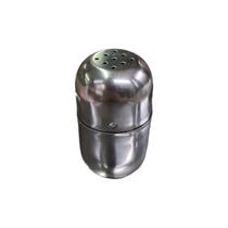 SALEIRO EM AÇO INOX 4x7X4CM COM 9 FUROS DE 3MM 600336