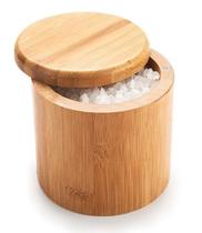Saleiro Para Mesa e Cozinha Em Bambú C/ Tampa Ecokitchen Mimo Style