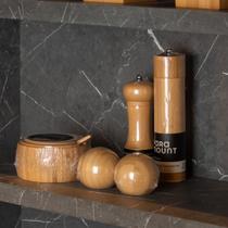 Saleiro Pimenteiro 100% Bambú Natural Paramount