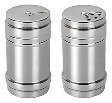 Saleiro Pimenteiro Inox 2 Unidades Porta Condimentos Temperos Com Regulagem Saleiro Pimenteiro Inox 2 Unidades Porta Condimentos Temperos Com Regulagem