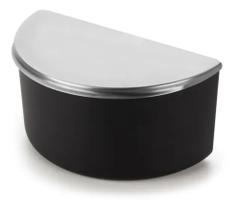 Saleiro Pop Plástico com Tampa de Aço Inox 1kg - Forma