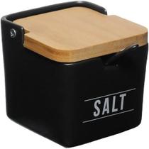 Saleiro Porcelana Manhattan 270ml PCLN194 Preto - Hauskraft