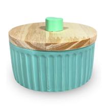 Saleiro Porcelana Porta Temperos Ramequim Para Cozinha 320ml