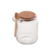 Saleiro Porta Tempero Vidro Colher Bambu Lyor 240ml Saleiro Porta Tempero Vidro Colher Bambu Lyor 240ml