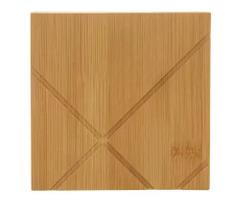 Saleiro Quadrado Bambu C/Tampa 13Cm X 13Cm X 7Cm - LYOR