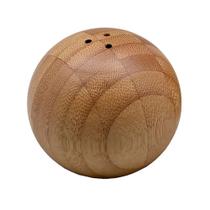 Saleiro Redondo Esférico em Bambu Maciço 7cm Oikos