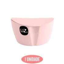 Saleiro Solido Rosa 500ml UZ Premium Livre de BPA Saleiro Solido Rosa 500ml UZ Premium Livre de BPA