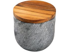 Saleiro Tramontina Organic Teca Pedra Sabão 12cm Fsc Saleiro Tramontina Organic Teca Pedra Sabão 12cm Fsc