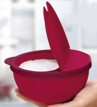 Saleiro vermelho 350gr tupperware