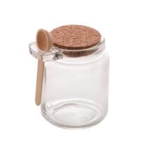 Saleiro Vidro com Colher e Tampa Rolha 240 ml Saleiro Vidro com Colher e Tampa Rolha 240 ml