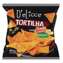 Salg tortilha delicce queijo nacho 80G Salg tortilha delicce queijo nacho 80G