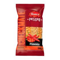 Salgadinho Aliança Checkmate Sabor Pimenta 100g Salgadinho Aliança Checkmate Sabor Pimenta 100g