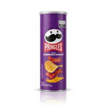 Salgadinho Batata Pringles Cheddar e Bacon Tubo 109g Batata Frita Salgadinho Batata Pringles Cheddar e Bacon Tubo 109g Batata Frita