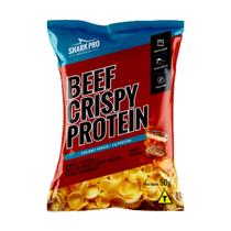 Salgadinho Beef Crispy Protein Sabor Churrasco 50g Shark Pro