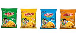 Salgadinho Chips Aritana 15g mini p/ festa - 25 unidades