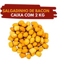 Salgadinho Chips Bolinha de Bacon - Caixa com 2 kg Salgadinho Chips Bolinha de Bacon - Caixa com 2 kg