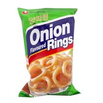 Salgadinho coreano cebola onion flavored rings cebola 90g