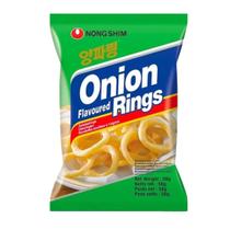 Salgadinho coreano de cebola - onion rings nongshim - pacote 50g