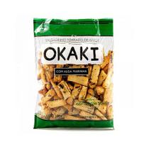 Salgadinho De Arroz Torrado Com Alga Marinha Okaki 100g Salgadinho De Arroz Torrado Com Alga Marinha Okaki 100g