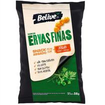 Salgadinho de Milho, Quinoa e Lentilha Belive Zero Glúten Zero Lactose Ervas Finas 35g