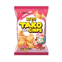 Salgadinho de polvo taco chips snack nongshim 60g