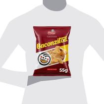 Salgadinho de Trigo Bacon Elma Chips Baconzitos Pacote 55g Salgadinho de Trigo Bacon Elma Chips Baconzitos Pacote 55g