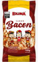 Salgadinho de trigo sabor Bacon caixa com 18 un de 100g cada - Edluma Salgadinho de trigo sabor Bacon caixa com 18 un de 100g cada - Edluma