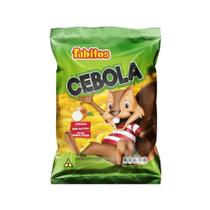Salgadinho Fabitos 80g Cebola C/ 10 Unidades