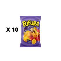 Salgadinho Fofura Churrasco 60g Kit com 10 unidades