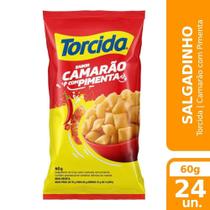 Salgadinho torcida camarao com pimenta 24x60g
