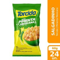 Salgadinho Torcida Pimenta Mexicana 60g - Embalagem com 24 Unidades Salgadinho Torcida Pimenta Mexicana 60g - Embalagem com 24 Unidades