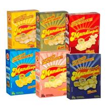 Salgadinhos Mandiopã kit c/6 Sabores cx 80 Gramas cada Mandiopan o Legitimo