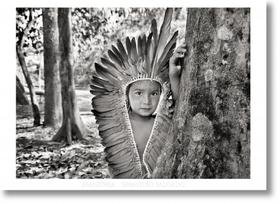 Salgado. Amazônia. Poster Yawanawa Girl Salgado. Amazônia. Poster Yawanawa Girl