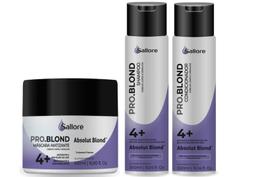 Sallore Pro.Blond Absolute Blond Shampoo e Condicionador e Máscara