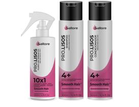 Sallore Pro.Lisos Smooth Hair Shampoo e Condicionador e Fluído Lizz Termoativo