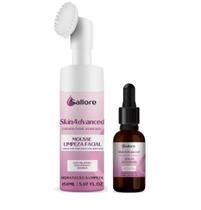 Sallore Skin Advanced Mousse Limpeza Facial Todo Tipo de Pele e Sérum Anti Sinais