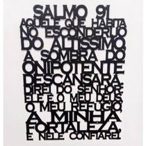 Salmo 91 em mdf