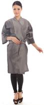 Salon Client Gown Robes Cape PERFEHAIR, estilo quimono, cinza Salon Client Gown Robes Cape PERFEHAIR, estilo quimono, cinza
