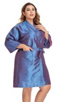 Salon Client Gown Robes Cape PERFEHAIR estilo quimono roxo Salon Client Gown Robes Cape PERFEHAIR estilo quimono roxo