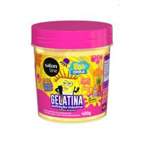 Salon Line Gelatina S.O.S Cachos Bob Esponja 400g Definição Máxima